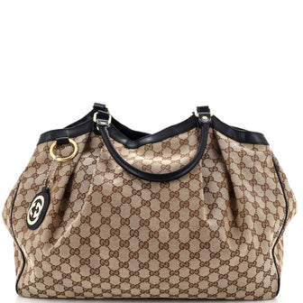 Gucci Sukey Tote GG Canvas Large