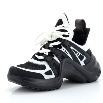 Louis Vuitton Women's LV Archlight Sneakers Mesh and Monogram Coated Canvas
