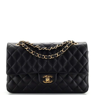 Chanel Classic Double Flap Bag Quilted Lambskin Medium