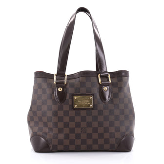 Louis Vuitton Hampstead Handbag Damier PM Brown 2558002