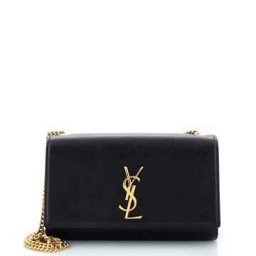 Saint Laurent Classic Monogram Crossbody Bag Grainy Leather Medium