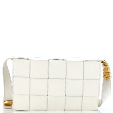 Bottega Veneta Cassette Crossbody Bag Maxi Intrecciato Grained Leather