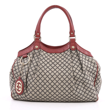  Gucci Sukey Tote Diamante Canvas Medium Brown 2558701