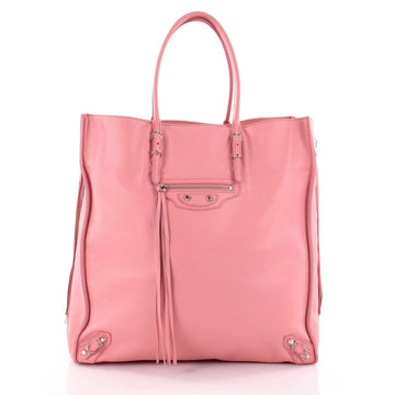 Balenciaga Papier A5 Zip Around Classic Studs Handbag Pink 2558705