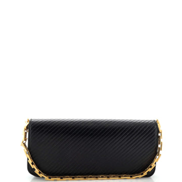Saint Laurent Babylone Chain Flap Bag Diagonal Quilted Leather Small