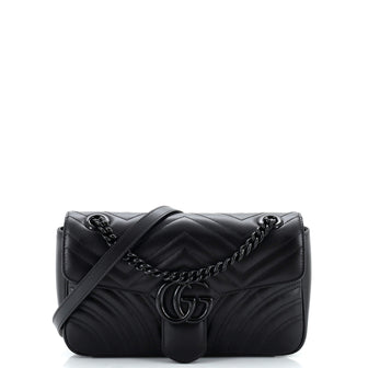 Gucci GG Marmont Flap Bag Matelasse Leather Small