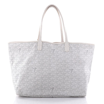Goyard St. Louis Tote Coated Canvas PM White 2559003