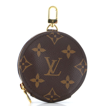 Louis Vuitton Multi Pochette Accessoires Round Coin Purse Monogram Canvas