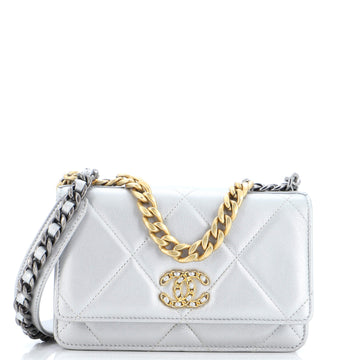 Chanel 19 Wallet on Chain Quilted Goatskin