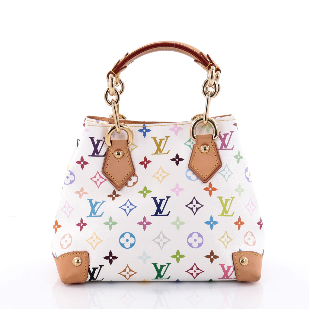 Louis Vuitton Audra Handbag Monogram Multicolor White