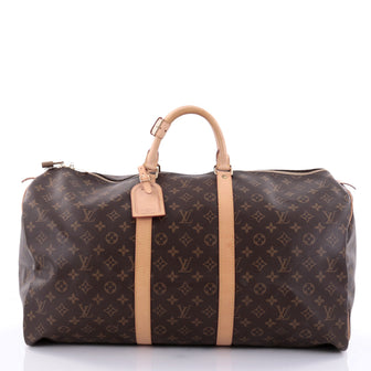 Louis Vuitton Keepall Bag Monogram Canvas 55 Brown 2560903