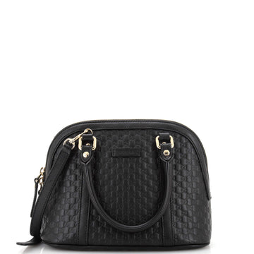 Gucci Convertible Dome Satchel (Outlet) Microguccissima Leather Mini