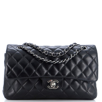 Chanel Classic Double Flap Bag Quilted Lambskin Medium