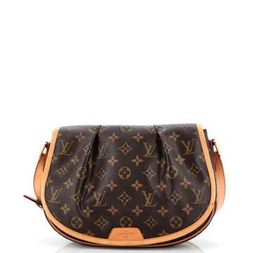 Louis Vuitton Menilmontant Handbag Monogram Canvas PM