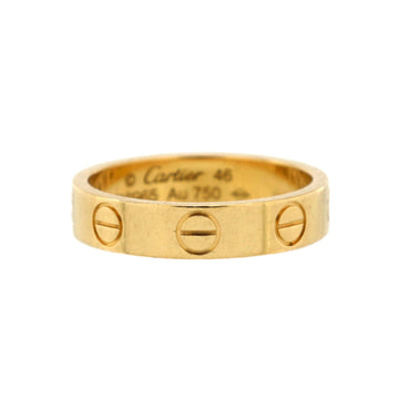 Cartier Love Wedding Band Ring 18K Yellow Gold