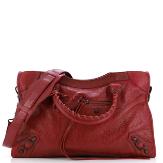 Balenciaga City Classic Studs Bag Leather Medium