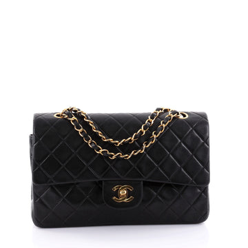 Vintage Classic Double Flap Bag Quilted Lambskin Medium