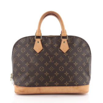 Louis Vuitton Vintage Alma Handbag Monogram Canvas PM brown 2561901