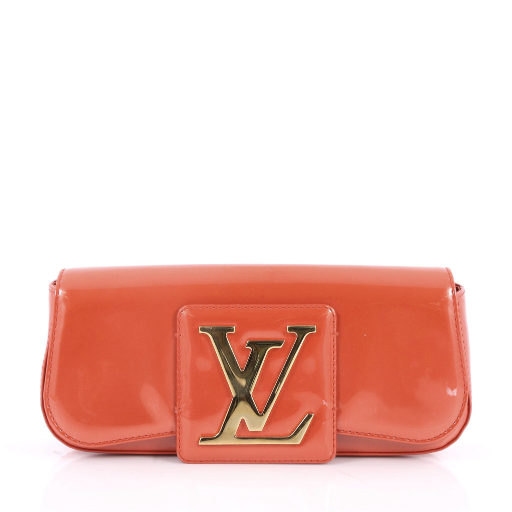 Louis Vuitton Sobe Clutch Bordeaux Patent Leather For Sale at