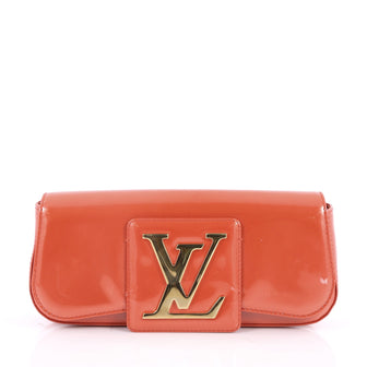 Louis Vuitton Sobe Clutch Patent Orange 2562305