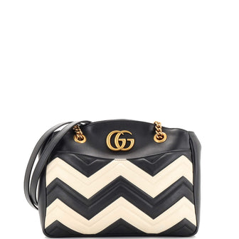 Gucci GG Marmont Chain Tote Matelasse Leather Medium