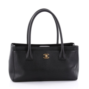 Chanel Cerf Executive Tote Leather Small Black 2563002