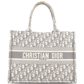 Christian Dior Book Tote Oblique Canvas Medium