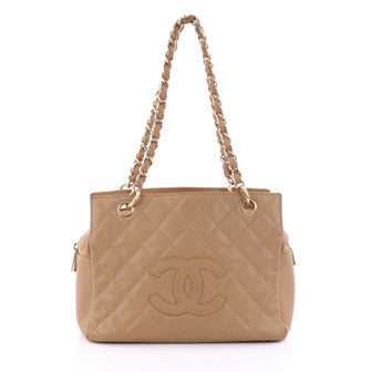 Chanel Petite Timeless Tote Quilted Caviar Neutral 2564101