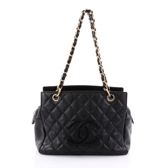 Chanel Petite Timeless Tote Quilted Caviar Black 2564102