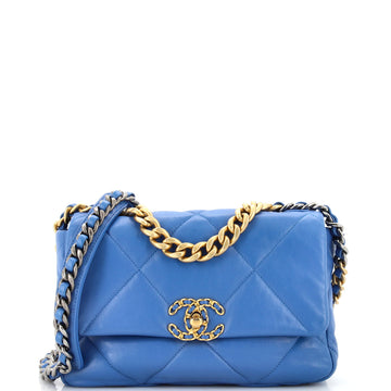 Chanel 19 Flap Bag Quilted Leather Medium
