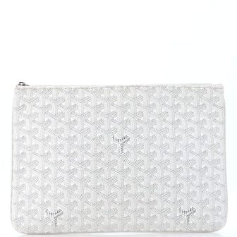 Goyard Senat Zip Pouch Coated Canvas MM