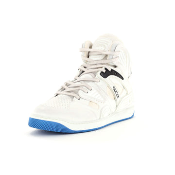 Gucci Men's Gucci Basket High-Top Sneakers Demetra with Fabric