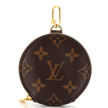 Louis Vuitton Multi Pochette Accessoires Round Coin Purse Monogram Canvas