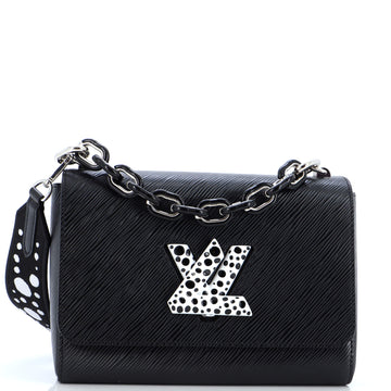 Louis Vuitton Twist Handbag Epi Leather with Yayoi Kusama Infinity Dots Detail MM