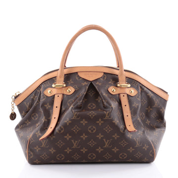 Louis Vuitton Tivoli Handbag Monogram Canvas GM Brown 2564401