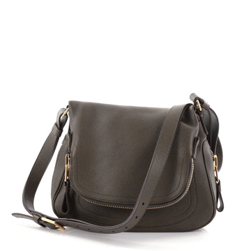 Tom Ford Jennifer Crossbody Bag Leather Medium Green 2564503