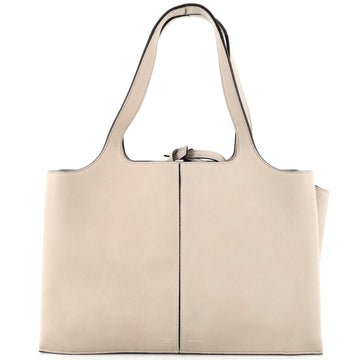 Celine Tri-Fold Shoulder Bag Grained Calfskin Medium