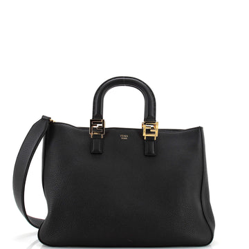 Fendi FF Handle Tote Leather Medium