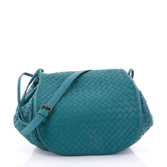 Bottega Veneta Flap Messenger Bag Intrecciato Nappa Medium Green 2564801