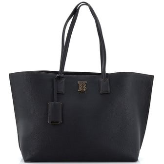 Burberry TB Monogram Motif Tote Leather Medium