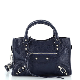 Balenciaga City Classic Studs Bag Leather Mini