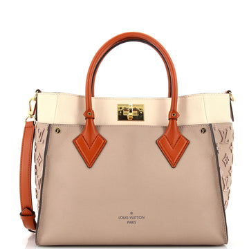 Louis Vuitton On My Side Tote Monogram Tuffetage Leather MM
