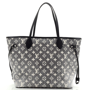Louis Vuitton Neverfull NM Tote Monogram Jacquard Denim MM