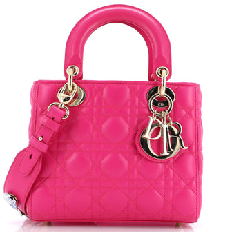 Christian Dior My Lady Dior Bag Cannage Quilt Lambskin
