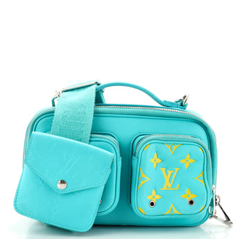 Louis Vuitton Utility Crossbody Bag Calfskin with Embossed Monogram Detail