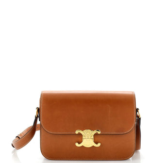 Celine Triomphe Shoulder Bag Smooth Calfskin Medium