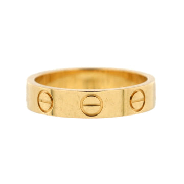 Cartier Love Wedding Band Ring 18K Yellow Gold