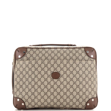 Gucci Supreme Convertible Backpack Briefcase GG Coated Canvas