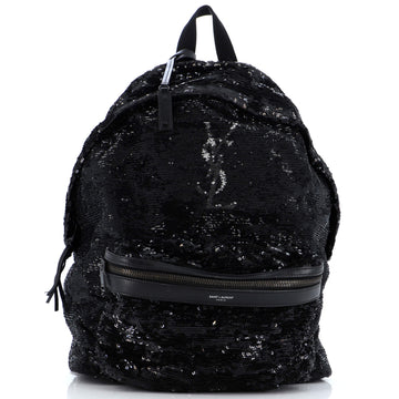Saint Laurent City Backpack Sequins Medium