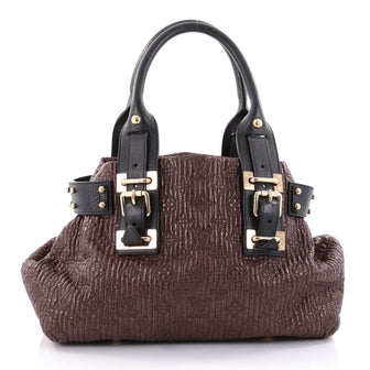 Louis Vuitton Motard Biker Handbag Monogram Quilted Leather Brown 2567402